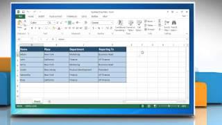 How to save Excel worksheets to your Office 365 SkyDrive®