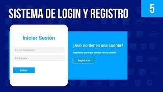 Como hacer sistema de LOGIN con PHP y MySQL - Parte5