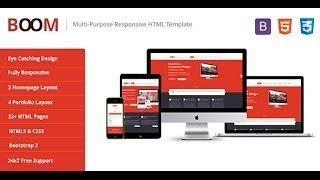 BOOM - Multipurpose Responsive HTML Template Download