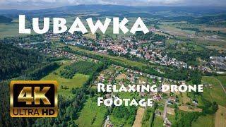 【4K】LUBAWKA- Dolny Śląsk (Liebau- Lower Silesia) Poland | Drone Relaxation Video with Calming Music