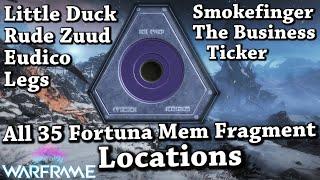 Warframe | All 35 Fortuna Mem Fragment Locations