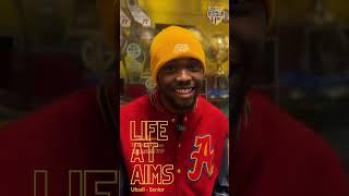 AIMS Senior, Ubadi, talks about his experience at AIMS thru K-12