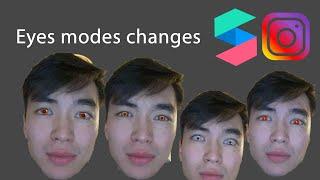 Eyes changing mode in Spark Ar - Part 16. Фильтр для инстаграма. Цвета глаз. Меняются глаза.Eyecolor