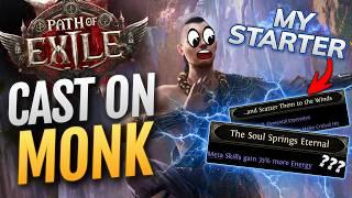 [PoE 2] AUTO CoC + CoS BALL Lightning - MONK Starter Build Idea for Invoker in Path of Exile 2