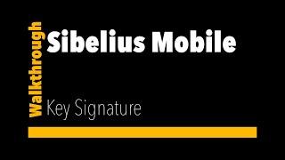 Sibelius Mobile for iPad Walkthrough #3: Key Signature