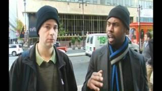 Infitain interviews an Occupier whos been sleeping in front of City Hall Occupy Wall Street Philadelphia