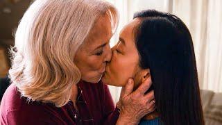 Older Women and Younger Asian Women | Lesbians Kissing Video