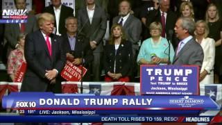 Donald Trump Invites Nigel Farage On Rally Stage FNN