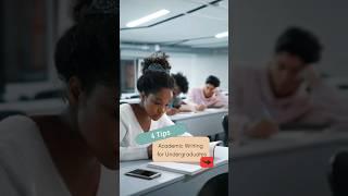 academic writing for undergraduate tips  #academicwriting  #writingskills #writingtips #study