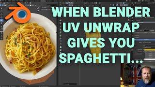 When your Blender UV unwrap turns to a mess of spaghetti - how to fix it.