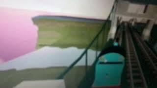 Thomas crashes in slow motion