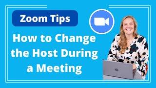 Zoom Tips: How to Change the Host During a Meeting - Logan Clements