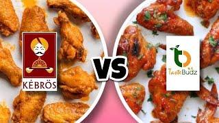 KEBROS versus TASTEBUDZ Unlimited Chicken Wings | Mani Girl Mukbang