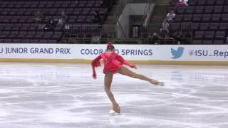 2015 ISU Jr. Grand Prix- Colorado Springs Ladies Short Program Ekaterina MITROFANOVA RUS