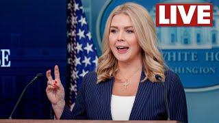 LIVE l Karoline Leavitt White House press briefing