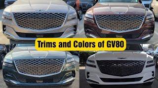 2021 Genesis GV80 - Trims and Colors, What is Your Favorite?