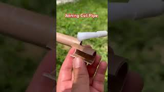 Joining broken Pipe easily DIY Hack #Doityourself #diy  #Fixology #lifehacks #hacks