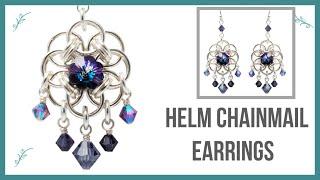 Helm Chainmail Earrings Tutorial - Beaducation.com