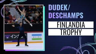 Deanna Dudek / Maxime Deschamps (CAN) | Pairs Free Skating | Finlandia Trophy 2024 | #gpfigure