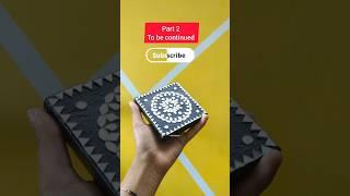 Let's try Mirror mosaic art first time ️ #diywithritz #mirrormosaic #mosaic #diy #youtubeshorts