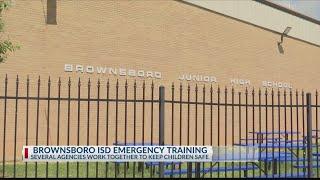 East Texas agencies start 2-day emergency response training at Brownsboro ISD