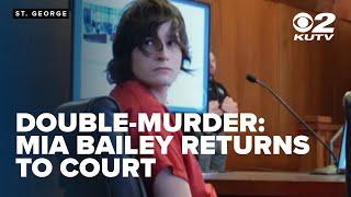 Mia Bailey makes second court appearance in double-murder case