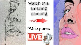 Watch how to paint the face.
