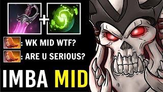 NEW CRAZY META Mid Wraith King vs Lina Non-Stop Crit Khanda + Refresh Build Delete All WTF Dota 2