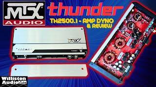 New for 2025 - MTX Audio Thunder TH2500.1 2500W Monoblock Subwoofer Amp Dyno Test and Review