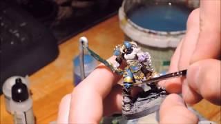 Tzeentch Slaughterpriest Tutorial 8 - Tzeentch Turquoise!!