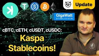 KRC20 Stablecoins! GigaWatt Stablecoin! Bitcoin & Ethereum auf Kaspa! KAS Update!