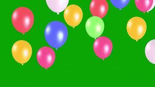 Balloons Transition Green Screen | Everything Green Screen