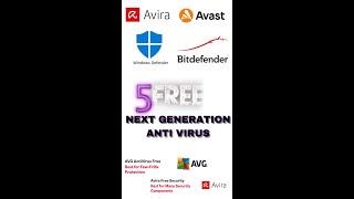 5 FREE NEXT GENERATION ANTIVIRUS | Avast | AVG | Bitdefender | Avira | Microsoft Defender