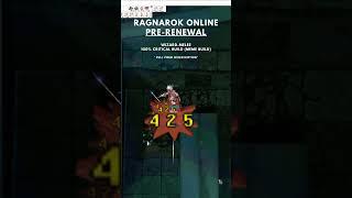 Wizard AGI-CRIT Level up from Level 1-99 - Ragnarok PreRenewal