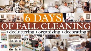 EXTREME FALL DEEP CLEANING MARATHON | Cleaning, Organizing, and Decluttering Motivation