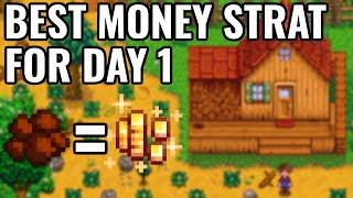 Crazy Stardew Valley Money Strat *Day 1*  9k+ Gold