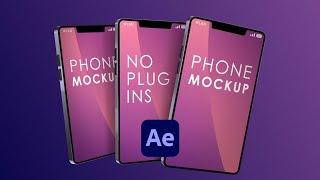 Real 3D Phone Mockup in After Effects | Tutorial