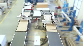 Automatic panel cutting with labeling from Excitech