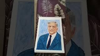 Ratan Tata drawing by parfect artworks