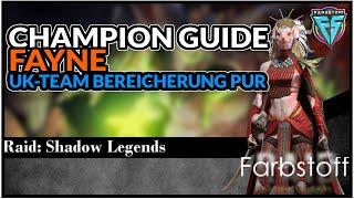 Raid: Shadow Legends - Champion Guide - Fayne - Ist sie so gut wie vermutet ?