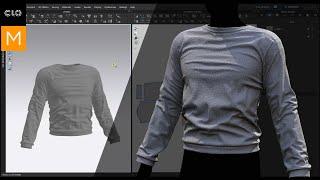 Моделирование реалистичного свитшота. Marvelous Designer, Clo3d