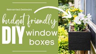 DIY Window Planter Boxes for Only $35