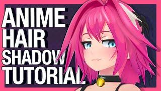 Blender 3D Anime Hair Shadows Shader Tutorial (Goo Engine)