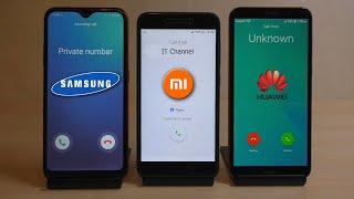 SAMSUNG GALAXY A01 vs XIAOMI Redmi Go vs HUAWEI Y5 Lite Incoming Calls