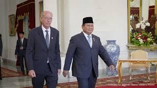 Pertemuan Bilateral Presiden Prabowo dengan Utusan Khusus Presiden Prancis Francois Corbin, 21/10/24