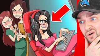 She's a *SECRET* Famous GAMER! (Real Life Story)