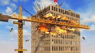 Realistic CRANE Destruction  Teardown