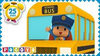  WHEELS ON THE BUS [ 25 minutes ] | +More Nursery Rhymes for Kids and Baby Songs by Pocoyo