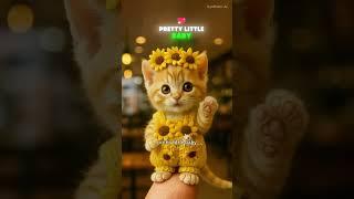 Cute Cat in Flowers Sings You a Love Song  | Too Sweet to Skip! #cutecat #viralcats #singingcat