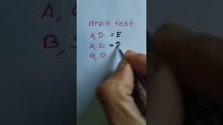 Brain test #education #explore #brain #maths #puzzle #quiz #solve #explore